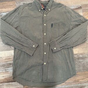 Abercrombie & Fitch Green Plaid Men's Shirt